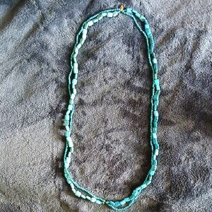 C&C California Blue Braided Necklace